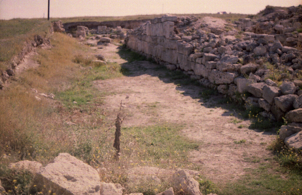    Городище Калос-Лимен, западный Крым, раскопки в котором ведет экспедиция Эрмитажа. Фото: Антон Размахнин