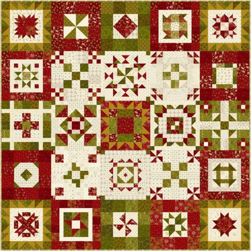 одеяло «Секрет Рождества» от дизайнеров Эмили Кросс и Бетси Лэнгфорд.