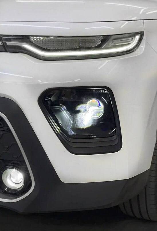 Еще один вариант исполнения единого стиля между головным светом и ПТФ