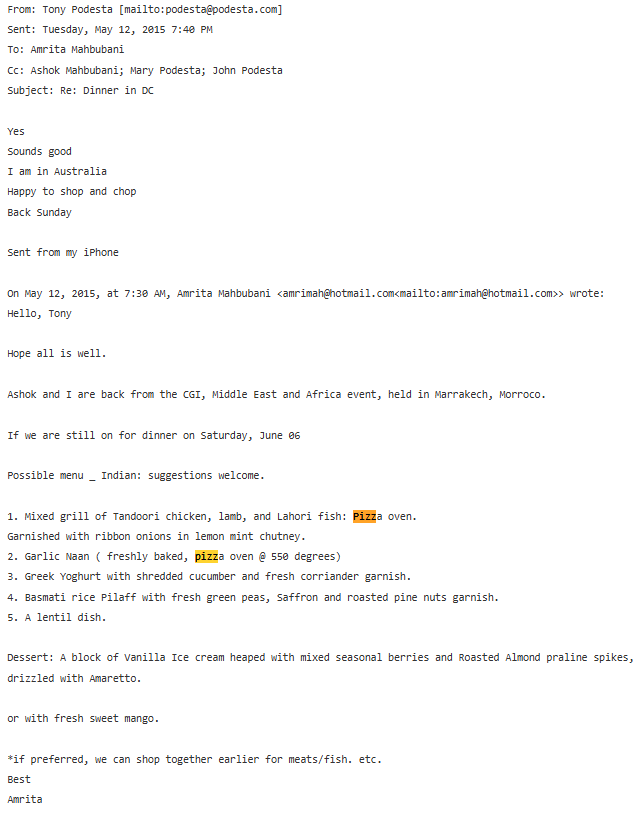 Одно из писем переписки между госслужащими