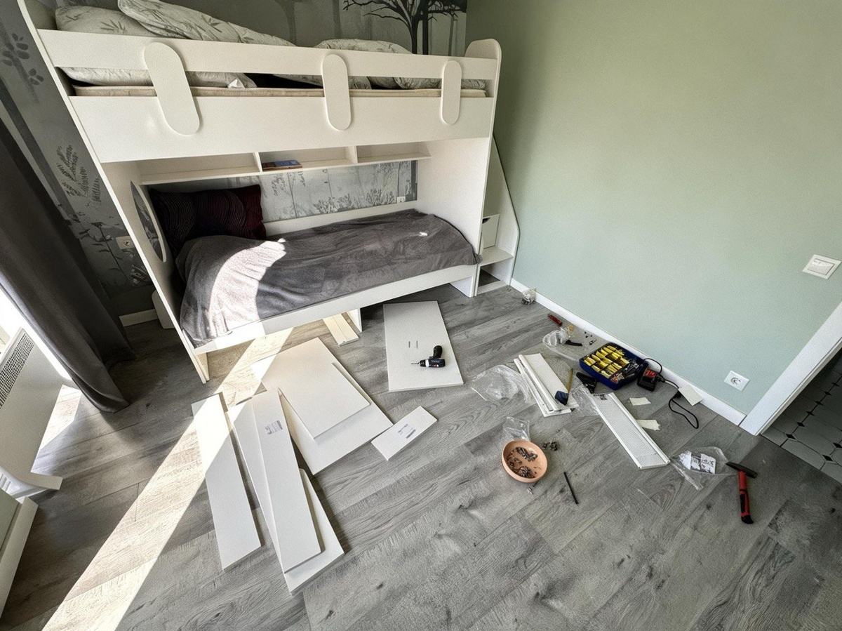 Фото от покупателя. Процесс самостоятельной сборки