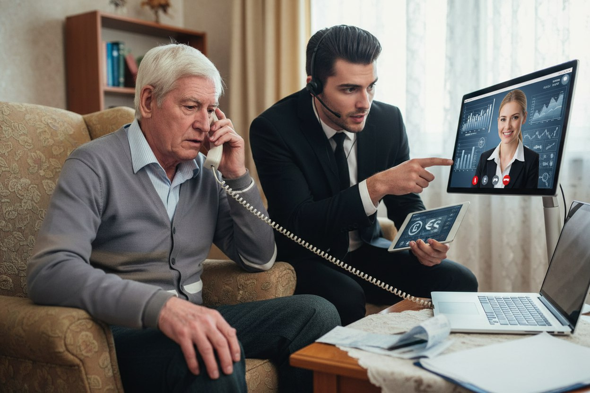 Мошенники в действии: новые схемы обмана. Фото: нейросеть