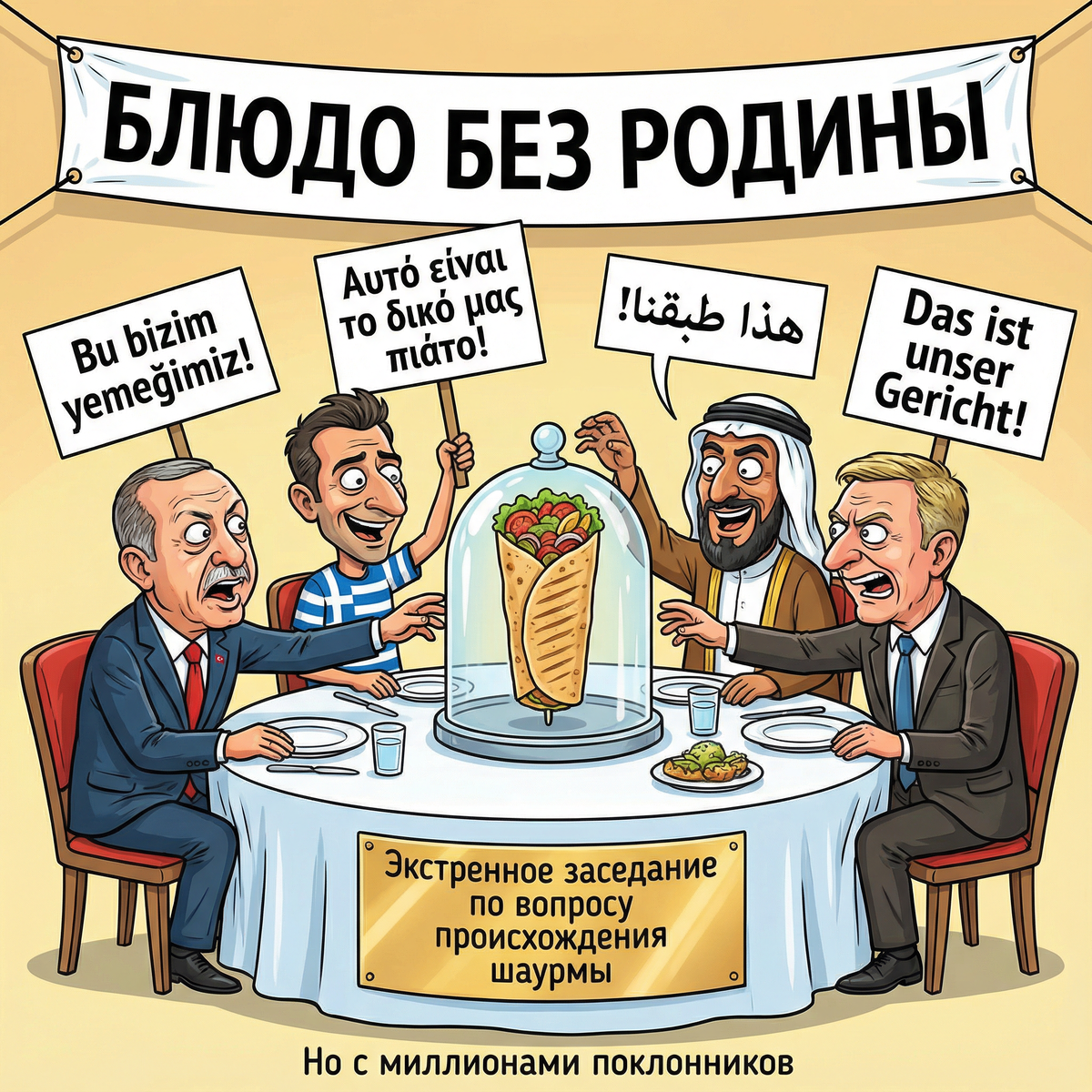 Международные споры за права шаурмы