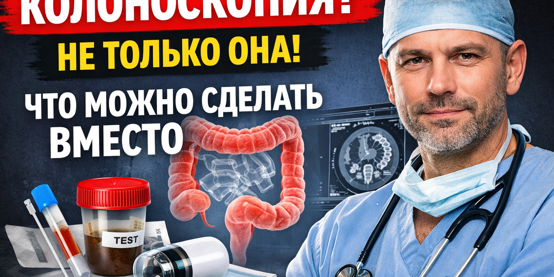 Если вы не готовы к колоноскопии: честный разговор врача о проверке кишечника.