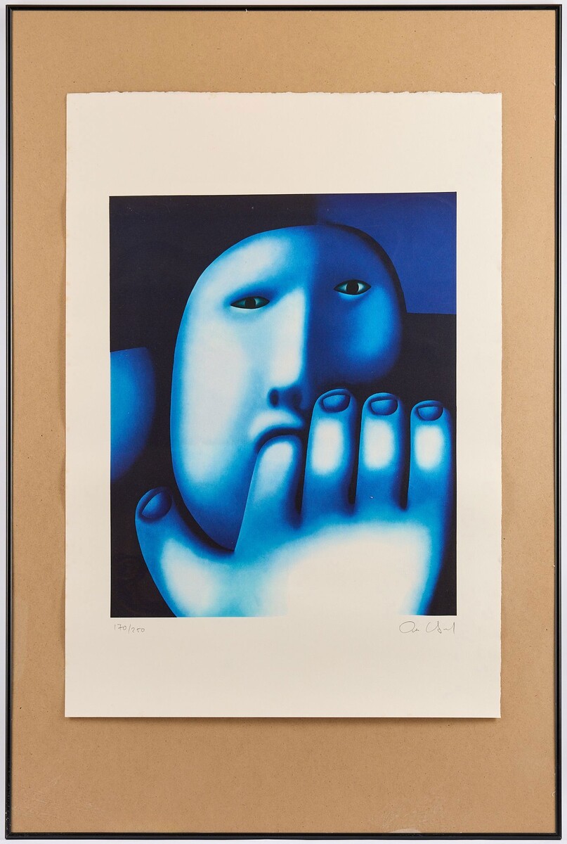 Младенец. Из проекта Международного Олимпийского комитета «Олимпийское столетие»
1992 г., материалы: бумага Arches FRANCE, литография, размеры: 90 × 63 см (лист); 61 × 49,9 см (изображение). Источник: https://auction.artinvestment.ru