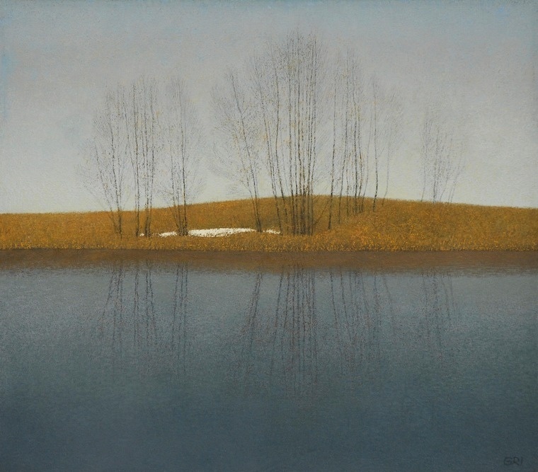 Александр Гришкевич — художник , обладающий редким даром писать тишину, словно мир затаил дыхание