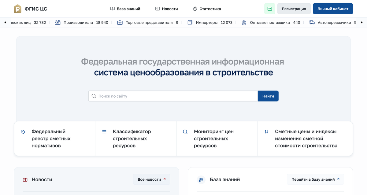 Федеральная государственная информационная система ценообразования в строительстве