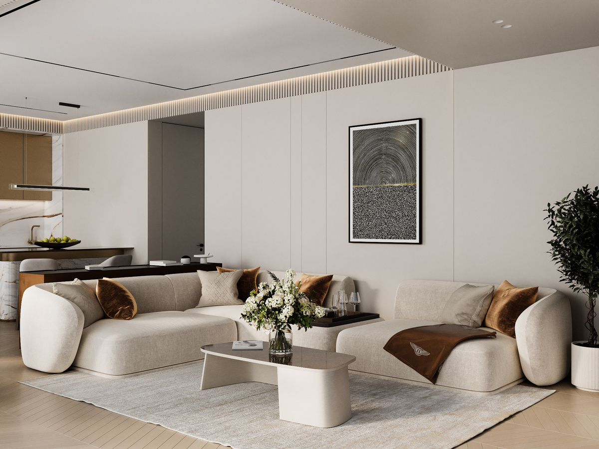 Интерьеры премиального аппарт-комплекса. KNKO architectural bureau.