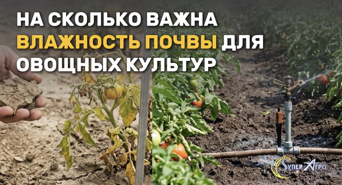 Влажность почвы для овощных культур