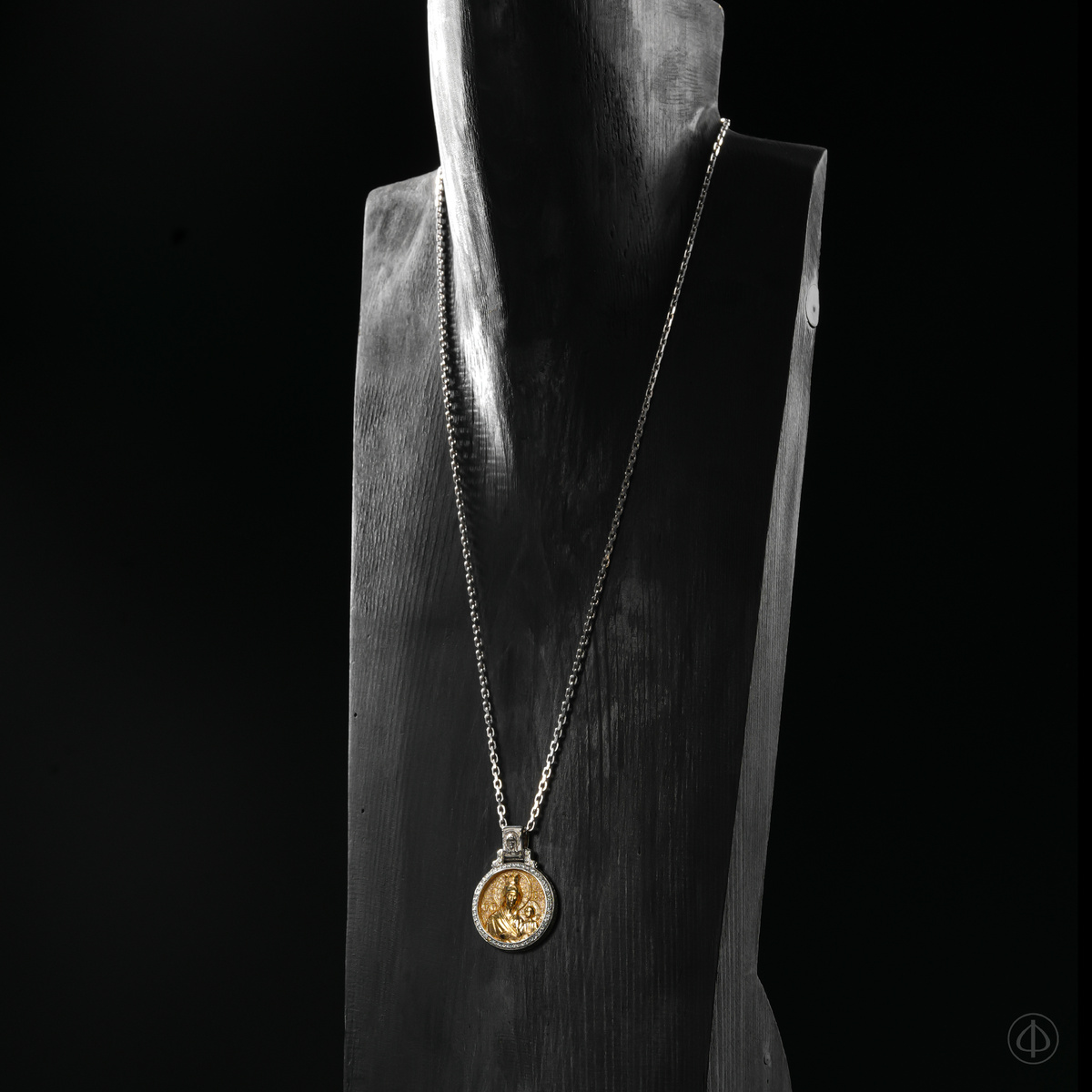 Подвеска из платины и золота 750 с бриллиантами 093/К1