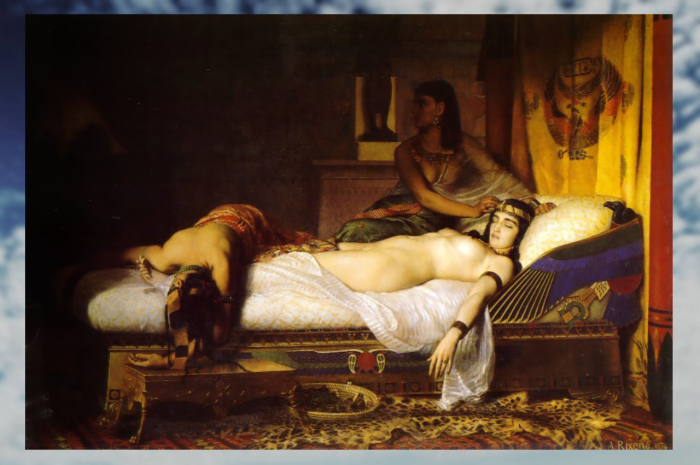 Смерть Клеопатры. Картина...