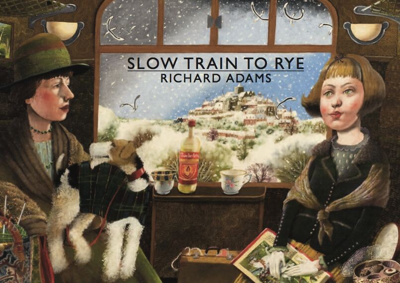 © Ричард Адамс (Richard Adams). Медленный поезд в Рай (Rye). Бумага, пастель.