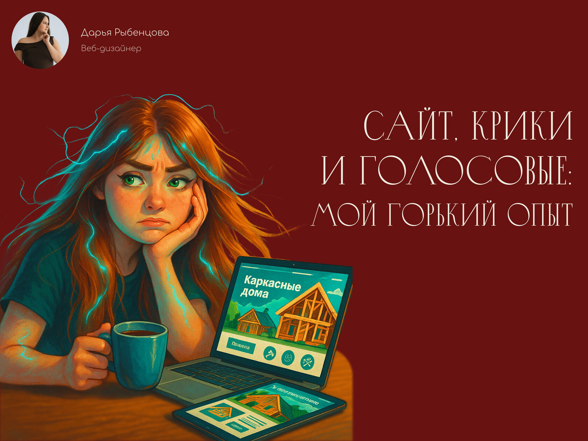 Сайт, крики и голосовые. Мой горький опыт.