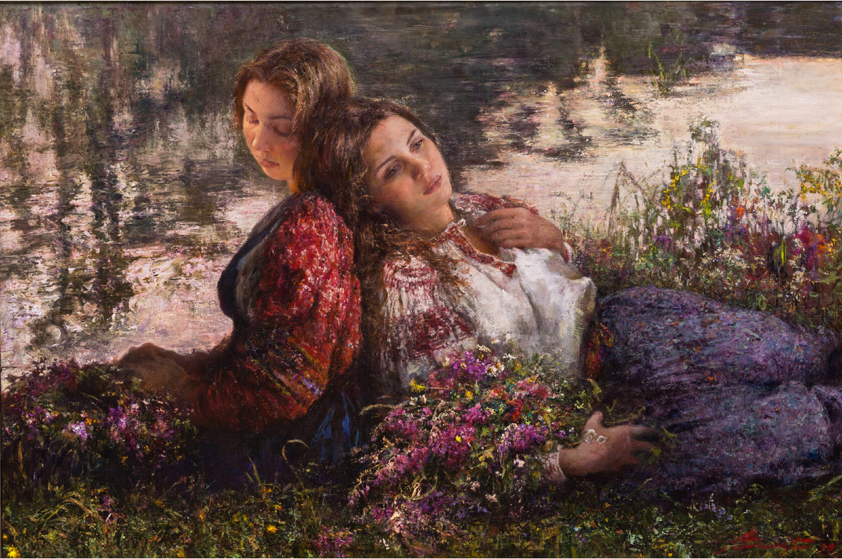 Анна Виноградова "Подруги", источник kartina.net