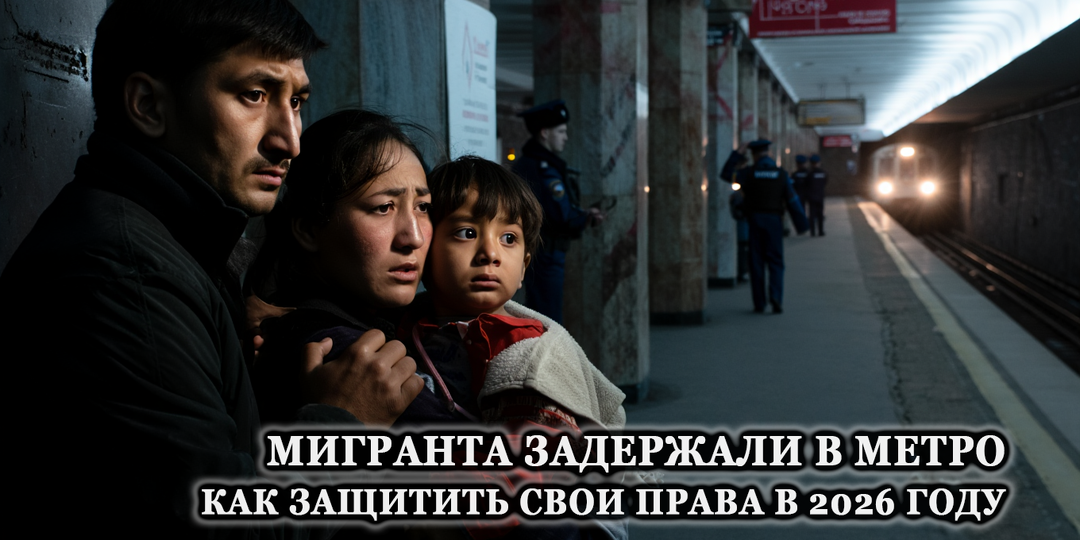 Мигранта задержали в метро в 2026 году и как защитить свои права