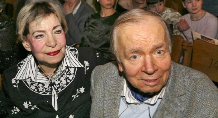 Зоя Богуславская и Андрей Вознесенский.