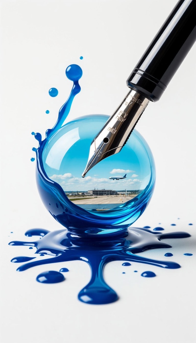 Иллюстрация автора: аэропорт Айвазовского