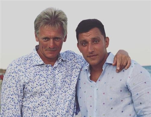 Дмитрий Песков с сыном Николаем