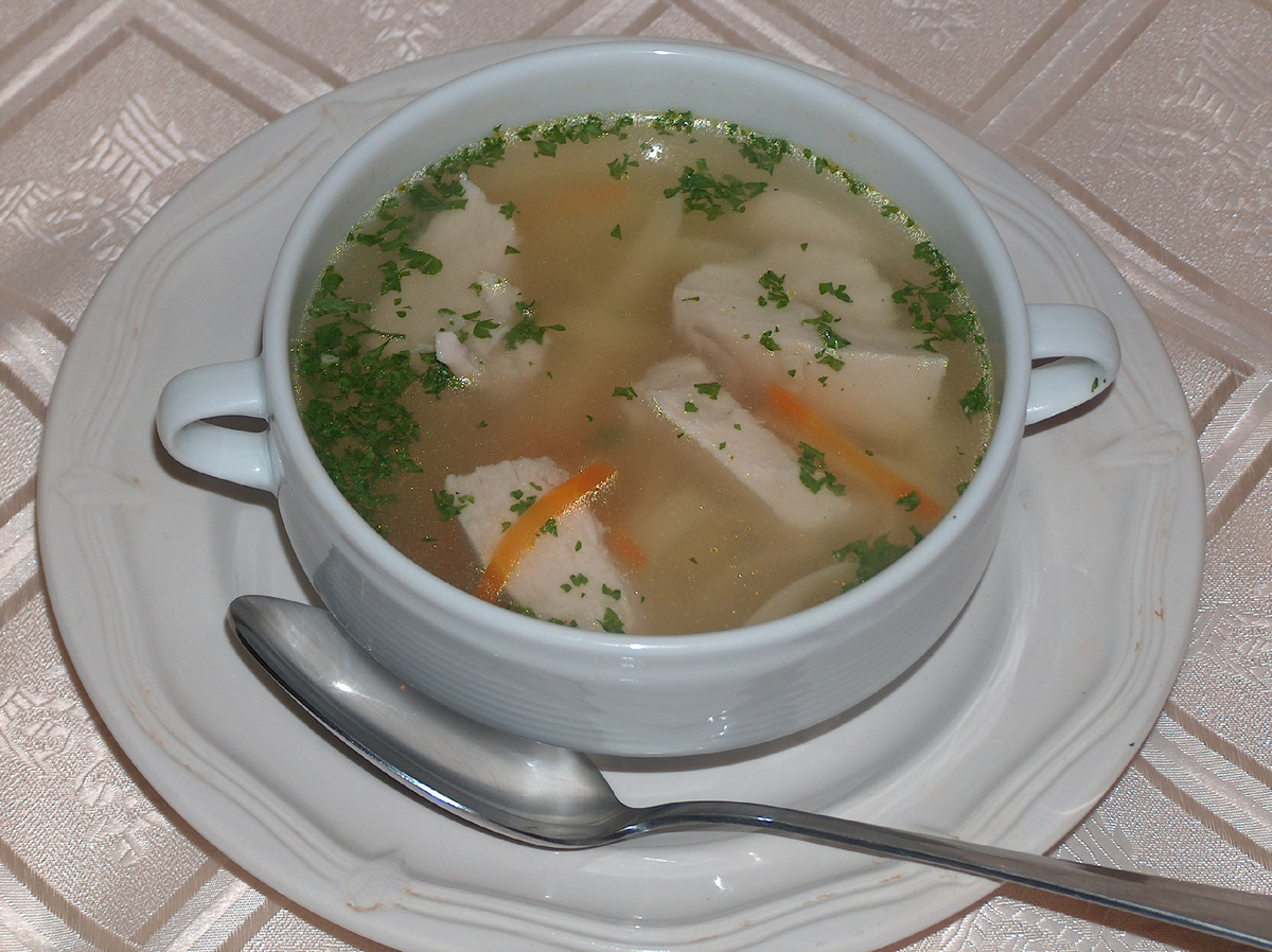 Суп с курицей