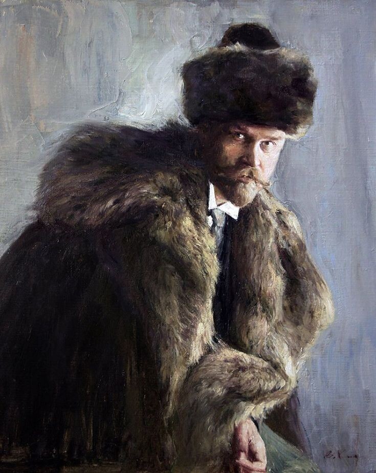 Портрет Бориса Кустодиева. Автор - Владимир Кириллов