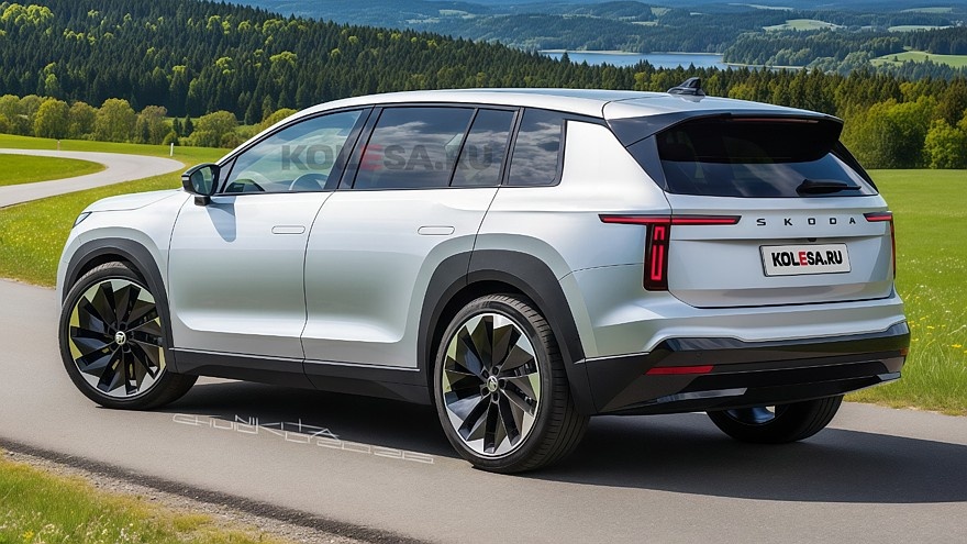   Рендер нового Skoda Peaq