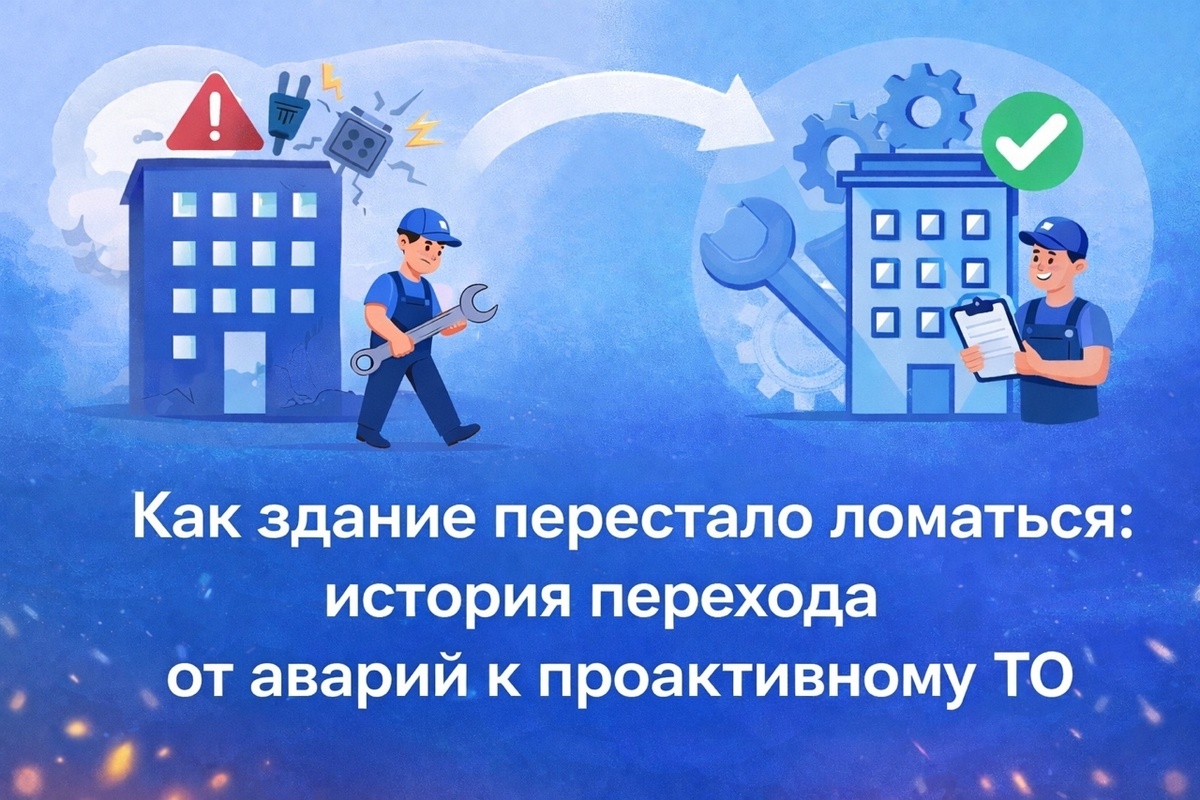 Как здание перестало ломаться: история перехода от аварий к проактивному ТО