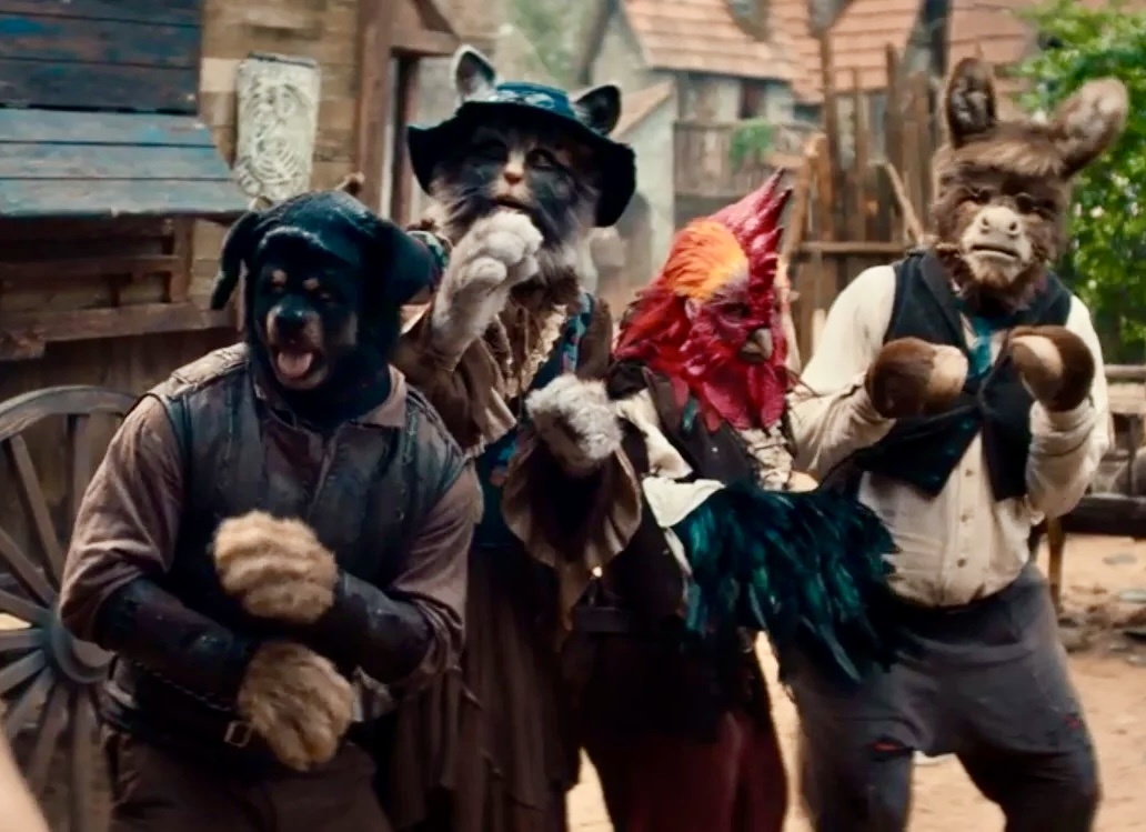    Кадр из фильма "Бременские музыканты" (2023). Режиссёр: Алексей Нужный. Студия "ТРИТЭ" Никиты Михалкова, при участии телеканала "Россия", "СоюзМультфильм".