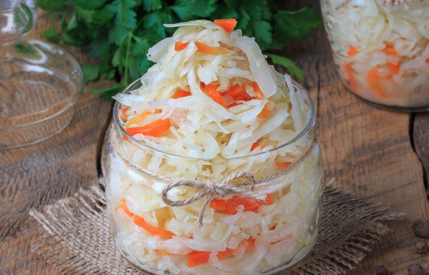 Капуста «Огонёк»: мой способ заквасить в банке, чтобы была хрустящей