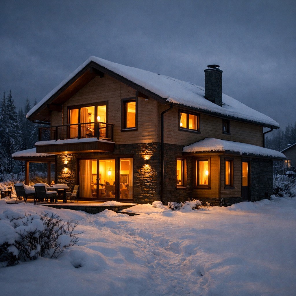 Дом снаружи выглядит уютным, но внутри не всегда так же комфортно. Зимой это чувствуется особенно остро.