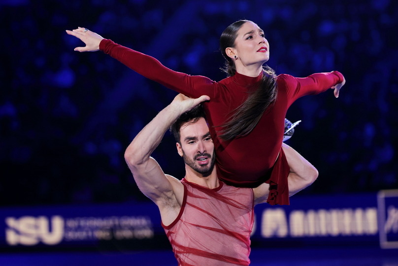     Гийом Сизерон и Лоранс Фурнье-Бодри в Финале Гран-при / фото: ©Naoki Nishimura / AFLO / Global Look Press