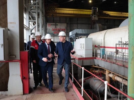    Юрий Слюсарь посетил ТЭЦ-2 в Ростове //Фото пресс-службы Правительства Ростовской области