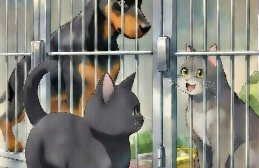 Кошачье сердце.