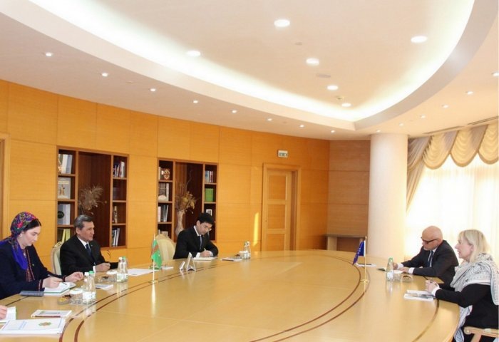 Встреча Рашида Мередова с Беатой Пекса, 14 января, 2026 г., Ашхабад, Туркменистан