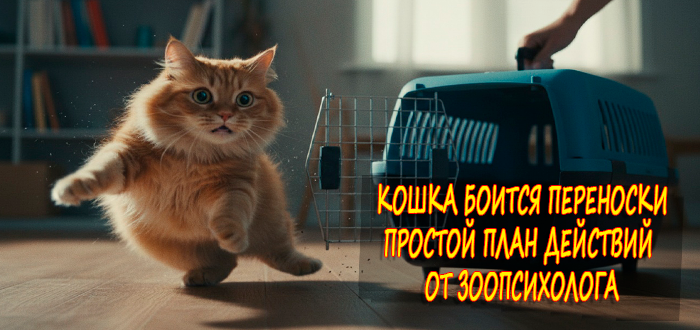 кошка боится переноски