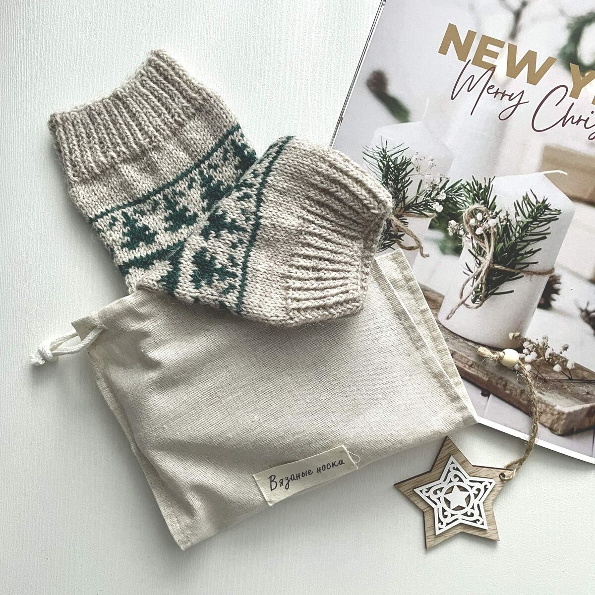 Носочки Snow socks - описание на сайте by-annike.ru