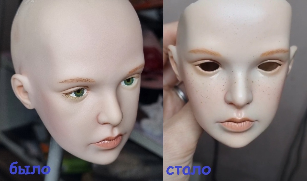 и добавились еще оттеночки и веснушки