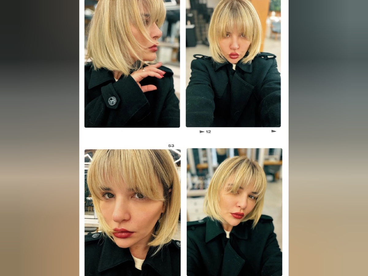 Гонджа Вуслатери, новая причёска 