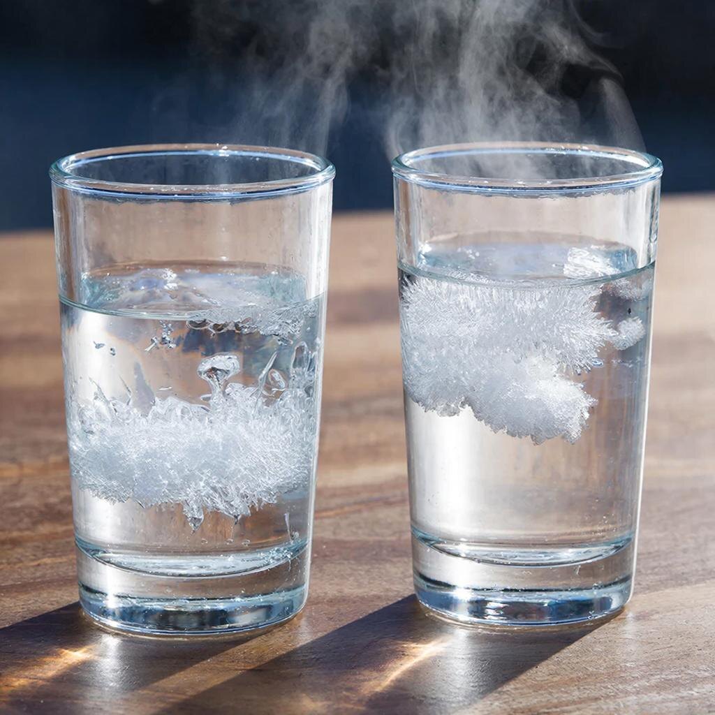 Тепло, спешащее стать льдом