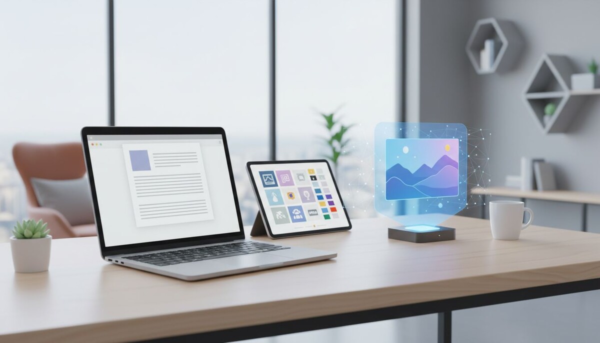 Создание иллюстраций для статей и постов с помощью нейросети.