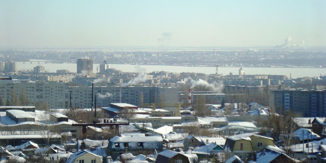 2012 год. Из окна Областной больницы...