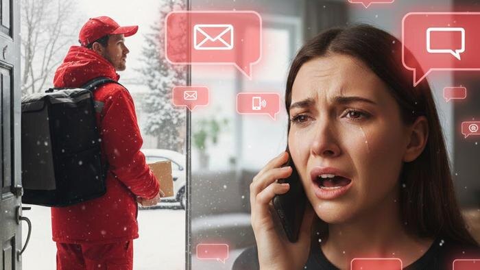 Мошенники под видом курьеров: как защитить свои деньги от аферистов. Обложка © Gemini Nano Banana