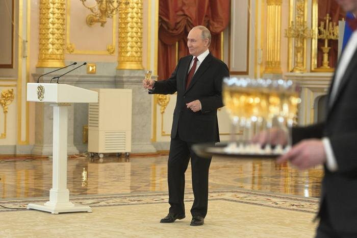 Владимир Путин на церемонии вручения верительных грамот. Фото © Life.ru