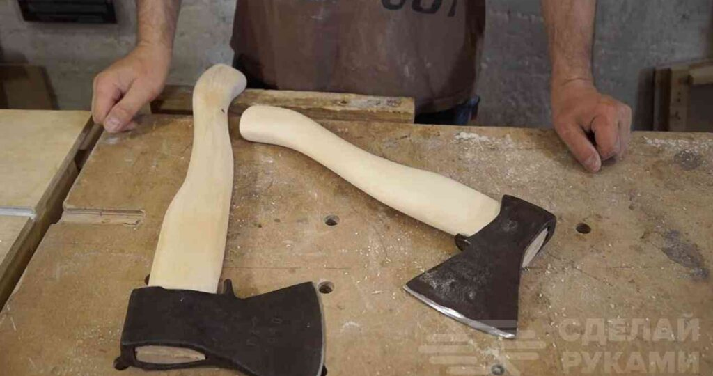 Как и из чего сделать топорище для топора