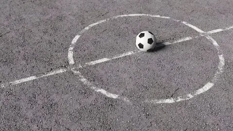 Футбол на асфальте. Фото kr.freepik.com.