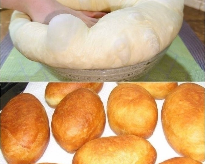 Pецепт дрожжевого теста для пирожков