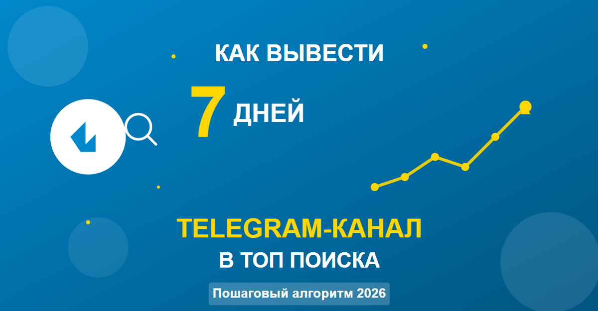 Как вывести Телеграм-канал в топ поиска за 7 дней