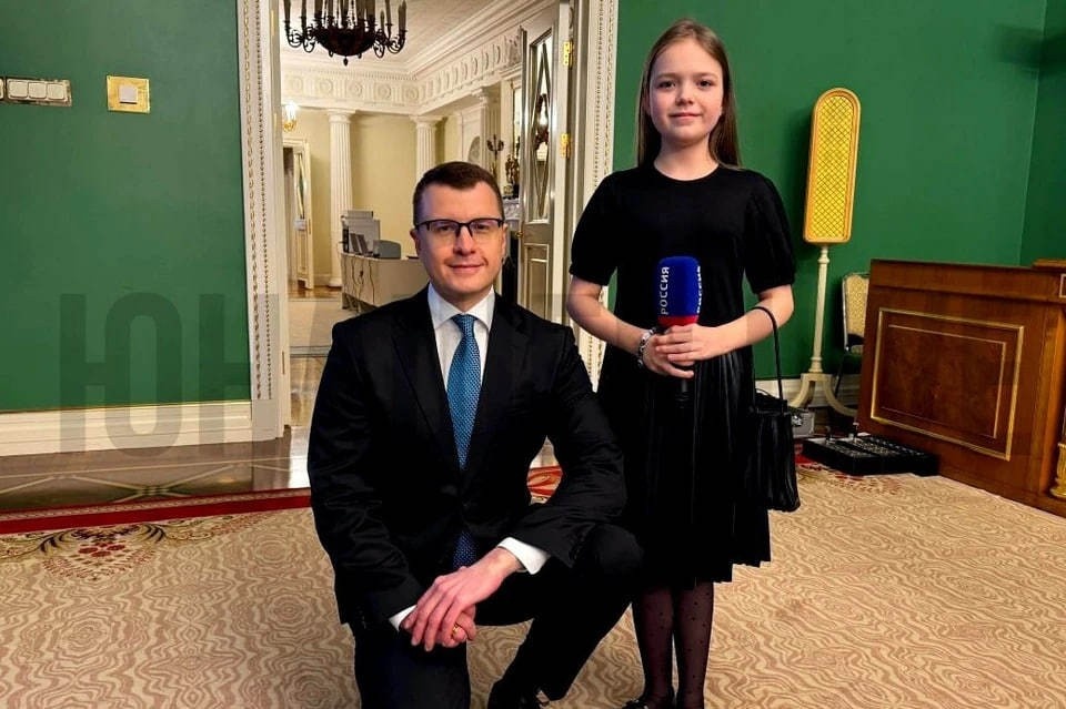    Решившая заменить Зарубина Вика призналась, что хочет взять интервью у Путина Фото: t.me/Yunashev_Live