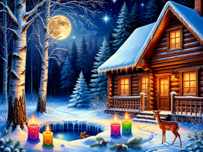 18 января — день строгого поста.  Картинка автра из нейросетей