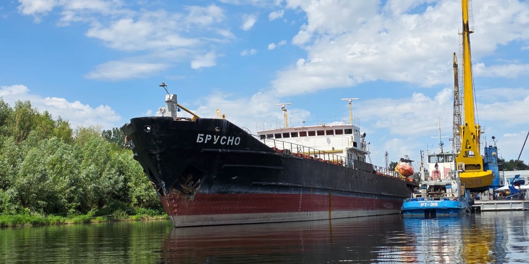 ⚓️ Теплоход СТК БРУСНО в Красноармейском затоне Города-героя Волгограда