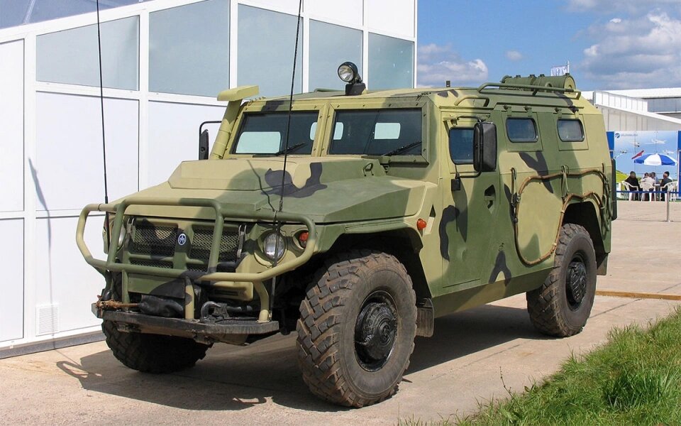 Модернизированный автомобиль АМН 233114 на выставке «Интерполитех-2010» (Фото: Mike1979 Russia / CC BY-SA 3.0 / Wikipedia Commons)
